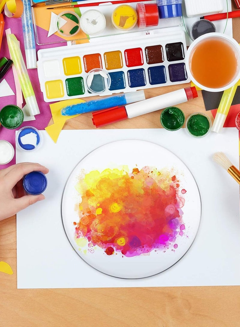 TPGP 50 Pieces Clear Circle Acrylic Blanks | 0.08 Inch Thick | Round Acrylic Discs for Picture Frame Painting & DIY Crafts (4 x 0.08 Inch) - Image 4