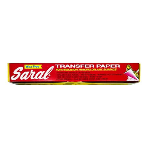 Saral Paper Corp Wax Free Transfer Paper - Yellow - 12 inches x 12 Foot Roll - Image 4