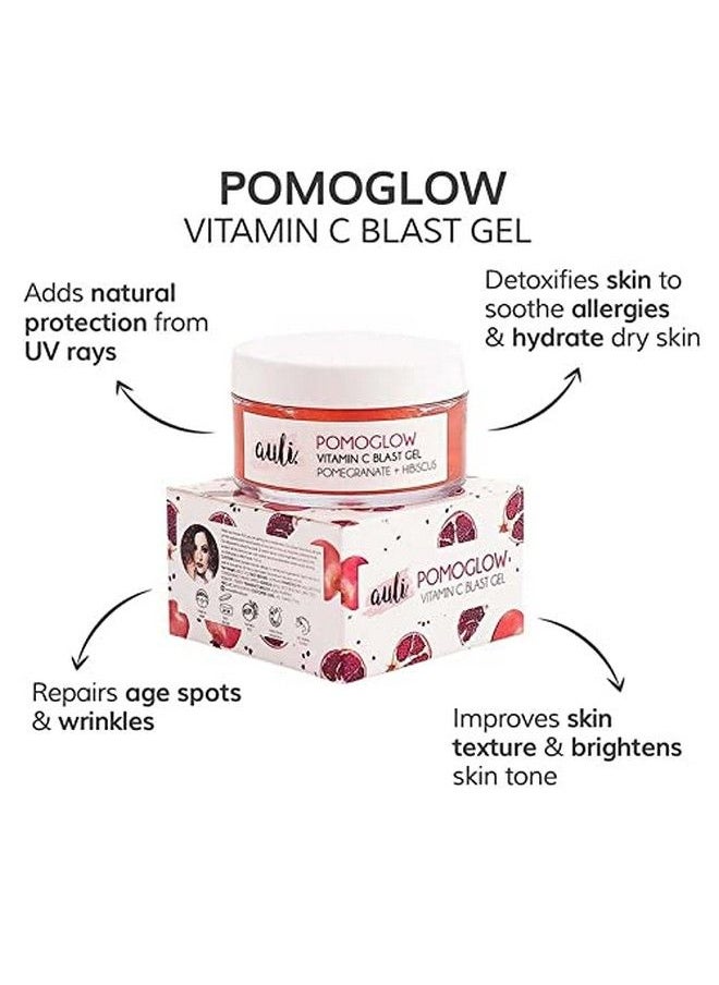 AULI LIFESTYLE - Auli Pomoglow Antioxidant Rich Damage Repair Pore Minimising Skin Tightening Pomegranate Gel 50Gm - Image 1