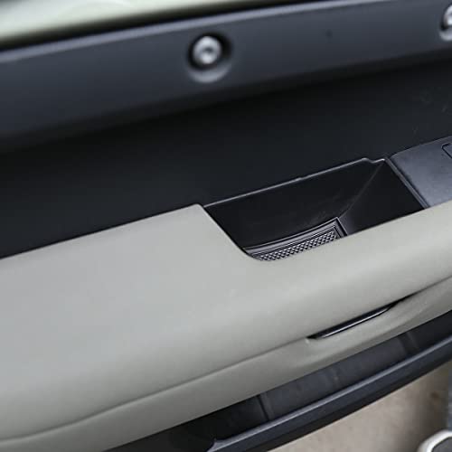 YIWANG ABS Blcak Car Door Storage Box Phone Tray Accessories For Land Rover Defender 90 110 2020-2022 - Image 4