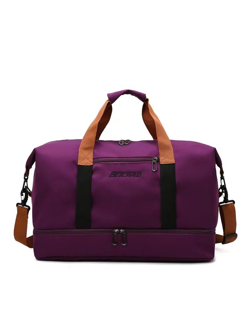 FANDARE - Ravel Handbag Sports Gym Bag Weekender Carry On Overnight Bags for Women Men Duffle bag Sport Workout Gym Swim Hospital Shoulder Bag with Luggage Sleeve & Shoe Compartment - Image 1