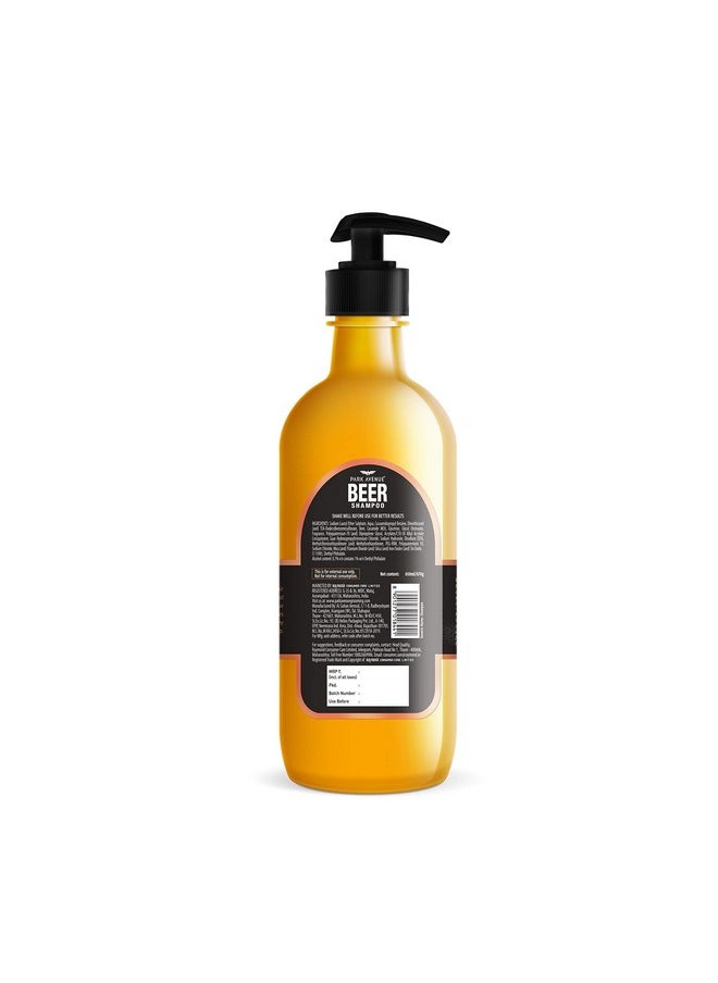 Park Avenue - Beer Shampoo For Shiny & Bouncy Hair (650Ml) | Paraben Free | For Dull & Lifeless Hair | Crafted With Natural Beer - Image 1