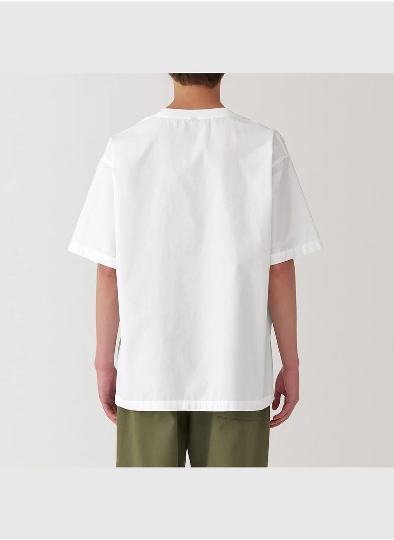 MUJI Cool Touch Short Sleeve Woven T-Shirt