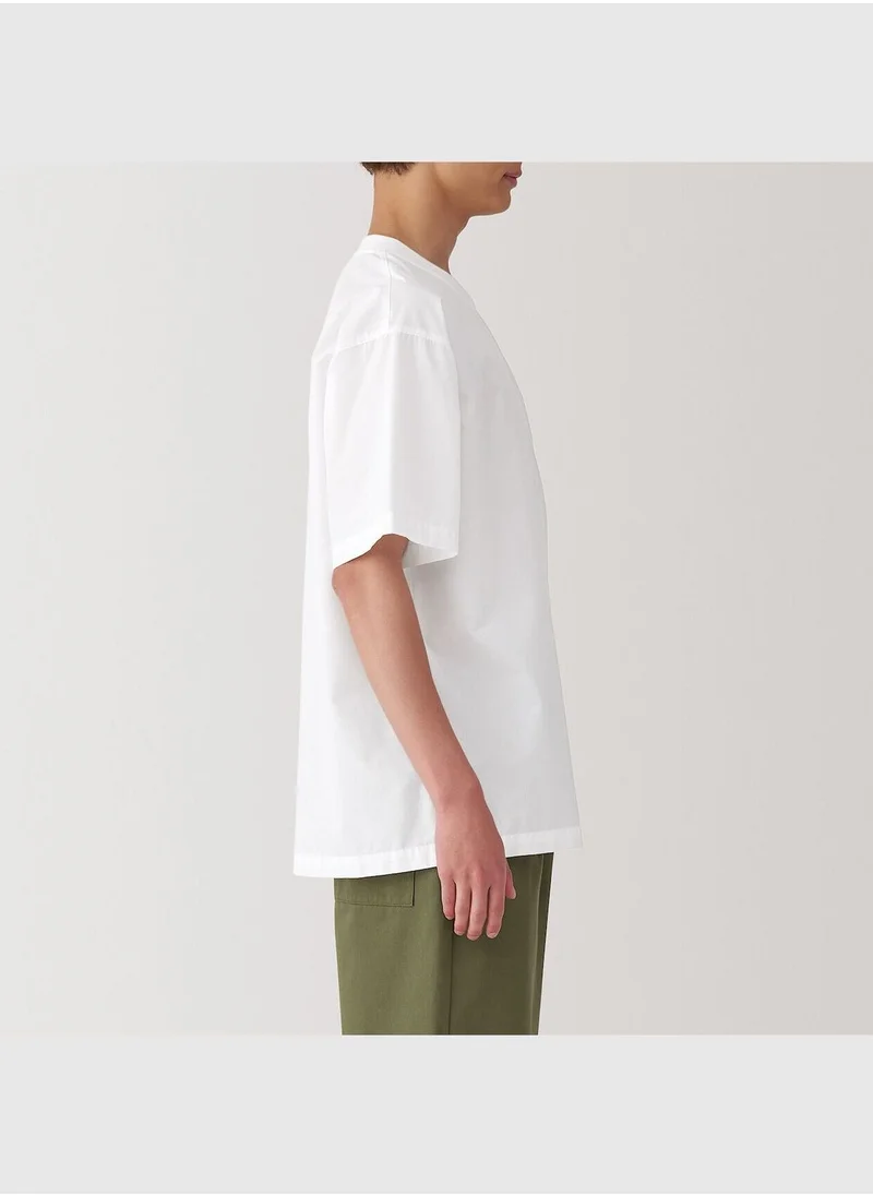 MUJI Cool Touch Short Sleeve Woven T-Shirt