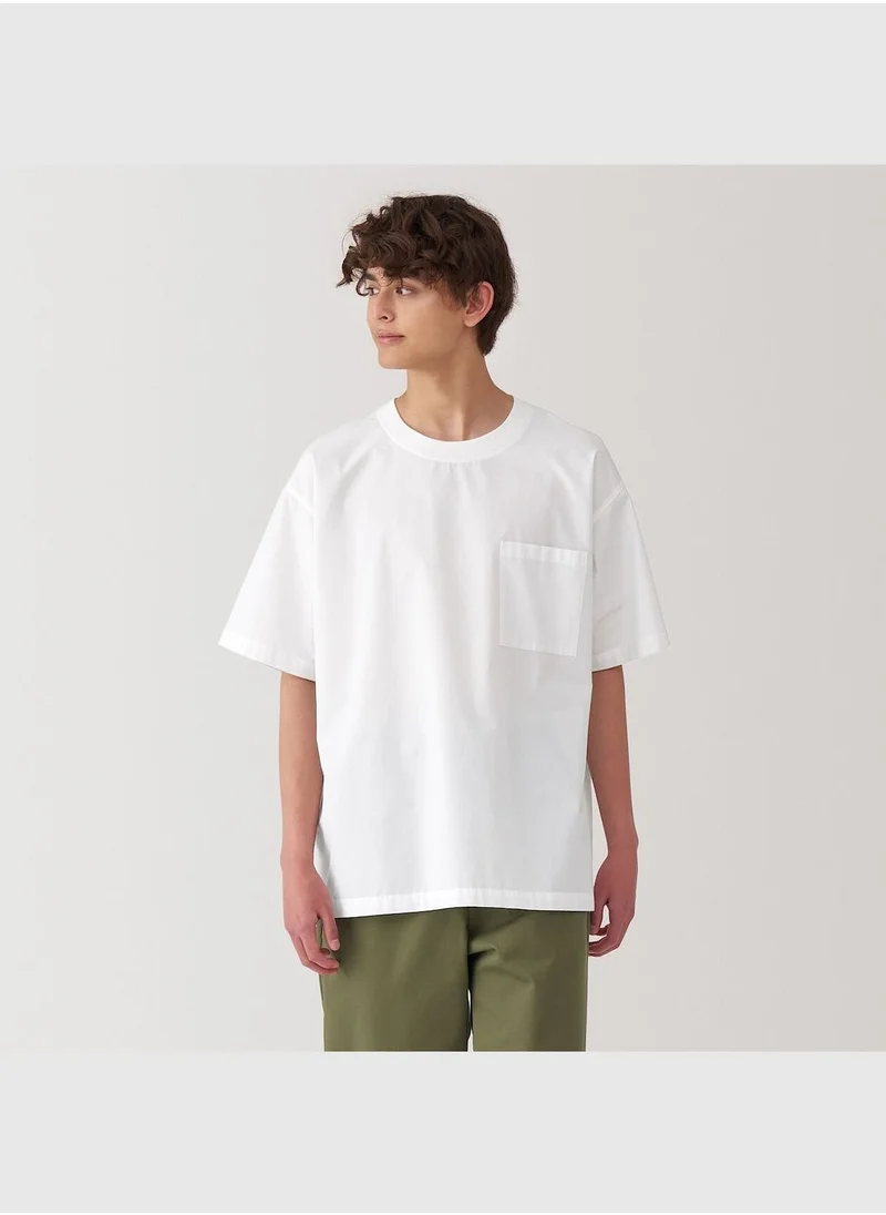 MUJI Cool Touch Short Sleeve Woven T-Shirt