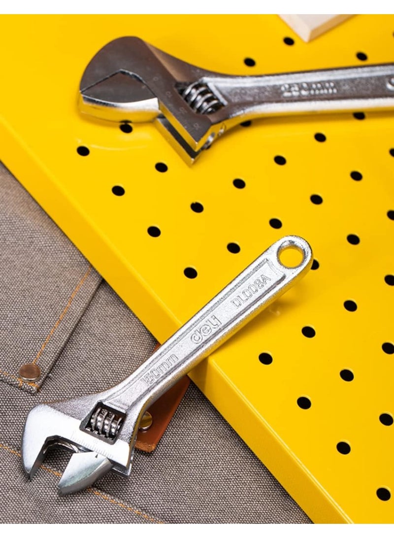 Deli 3-Piece Adjustable Wrench Set EDL006A-3 - Professional Grade Steel Wrenches for Plumbing & DIY Repairs - Image 4