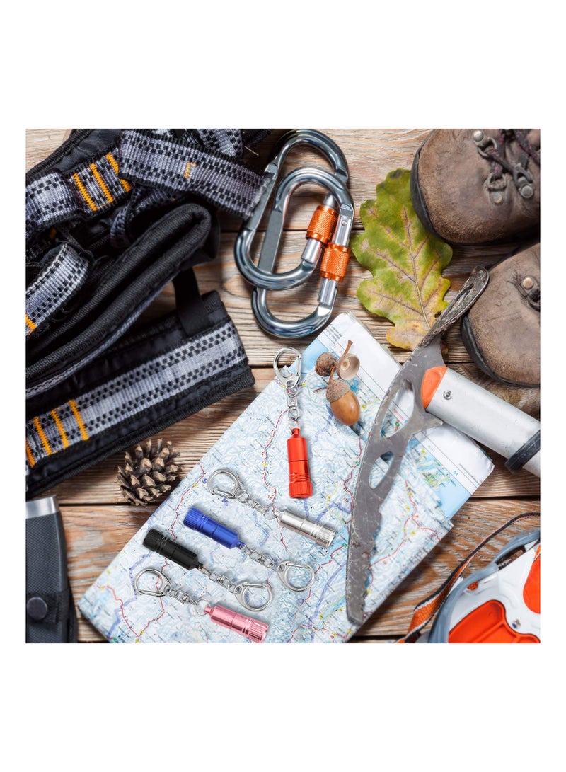 SOLARAE 10-Pack Mini LED Flashlight Keychains, Portable Bright Torch with Hook, Battery Operated Keyring Light, Ideal for Camping and Party Favors, High Cost Performance. - Image 5