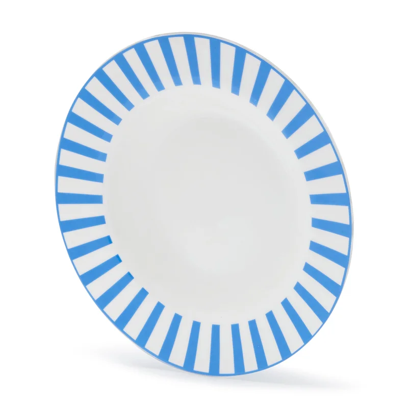 Coincasa Coincasa Striped New Bone China Soup Plate