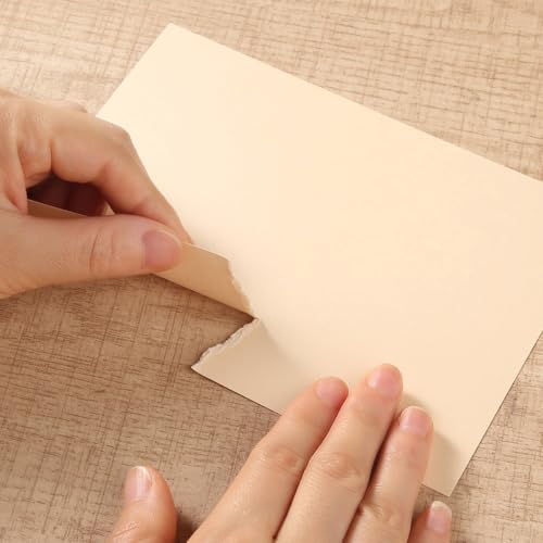 Topeen 50 Sheets Colored Cardstock Paper 5 Colors, 250 GSM Heavy Card Stock for DIY Art Projects, Cards (Brown, 5x7) - Image 4