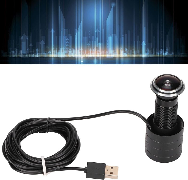 klarako Door Eye Hole Camera, 1080P Home Security Camera with Wide Angle, 2 Million Pixels Drivefree USB Peephole Camera for Home - Image 3