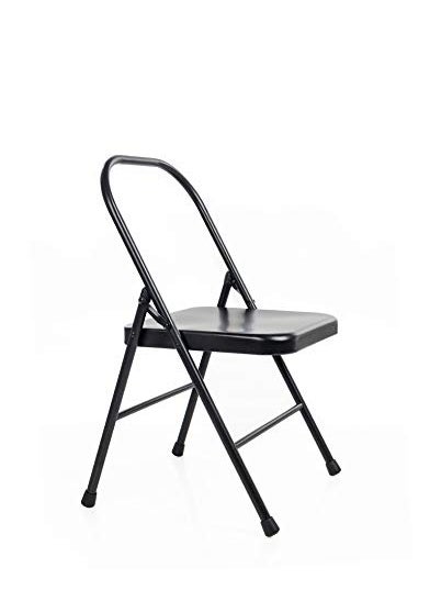 YOGIKUTI YOGIKUTI Iyengar Yoga Chair Yoga Chair Backless Yoga Chair for Restorative Yoga Metal Chair for Perfect Alignment Flexibility  - Image 3