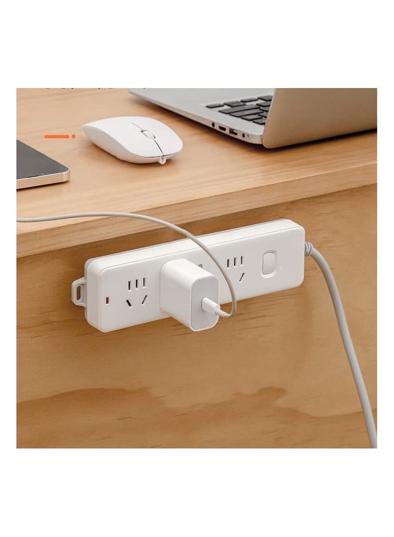 Extension Lead Holder, Self Adhesive Power Strip Wall Fixator, Seamless Punch-free Plug Sticker, Holder Moumt for Socket, WiFi Router, Belkin, Remote Control, Home Kitchen Office Supply(10 PCS ) - Image 4