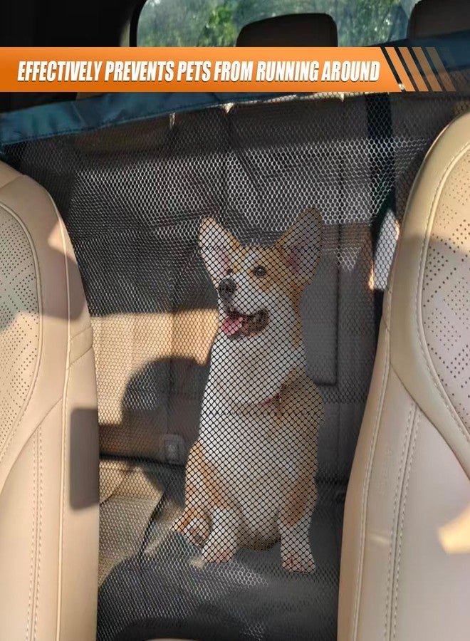 YoRise Car Dog Barrier Net, Multifunctional Automotive Pet Protection Net Barrier with Adjusting Rope & Hook, Universal Vehicle Backseat Mesh Safety Divider for Car, SUV, Pickup(L) - Image 4