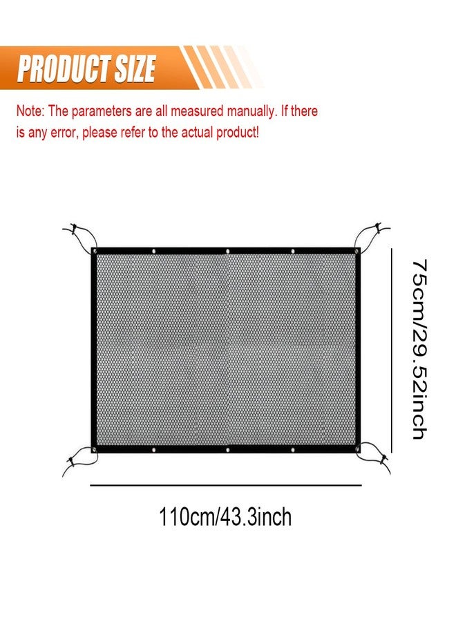 YoRise Car Dog Barrier Net, Multifunctional Automotive Pet Protection Net Barrier with Adjusting Rope & Hook, Universal Vehicle Backseat Mesh Safety Divider for Car, SUV, Pickup(L) - Image 2