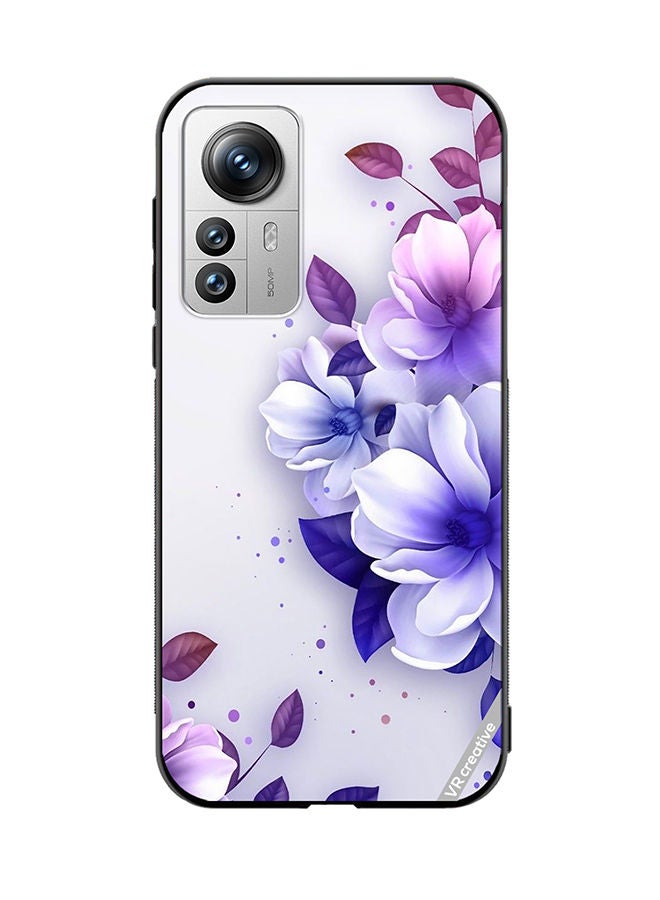 VR CREATIVE Protective Case Cover For Xiaomi 12 Pro Flower Design Multicolour - Image 1