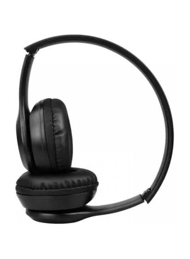 ي47 سماعه راس بلوتوث P47  لاسلكيه لسماع كل انواع الموسيقي واجراء المكالمات بمدخل ميموري ومدخل AUX وكابل MICRO USP مرفق - اسود - Image 2