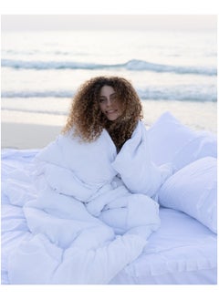 More cottons Hotel poly down summer duvet 100% Cotton 200GM density (240*260)  - Image 3