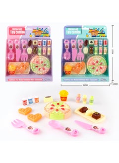 Children Play House Bread Maker Simulation Washing Machine Fun Ice Cream Machine Cake Pizza Shape Dentist Toy Cross-border-Specifications:C3 Simulation Cake Play House-Color:Random Color
