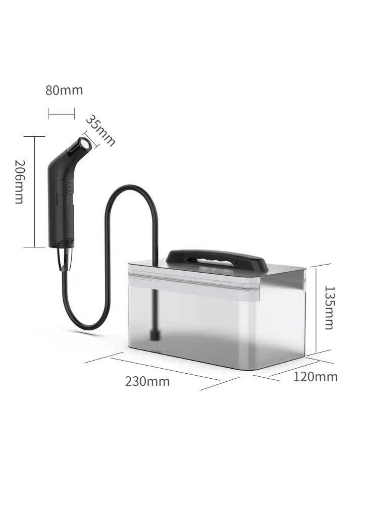 DEXO بِدَايَة سَفَرِيَّة كَهْرَبَائِيَّة مَحمُولَة، رَشّاش شَطَّاف يُمْسَك باليَد قابِل لإعادة الشَحْن لِلنَّظَافَة الشَّخْصِيَّة، رِعَايَة مَا بَعْد الوِلَادَة، للاسْتِخْدَام في سَيَّارَات الكَارَافَان، الحَمَّام، والتَّخْيِيم في الخَارِج - Image 3