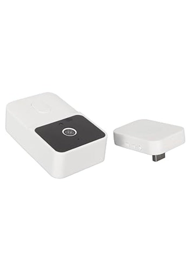 Kimaya WiFi Video Doorbell, HD WiFi Doorbell IR Night Vision Durable for Multi-User Home (White)  - Image 3