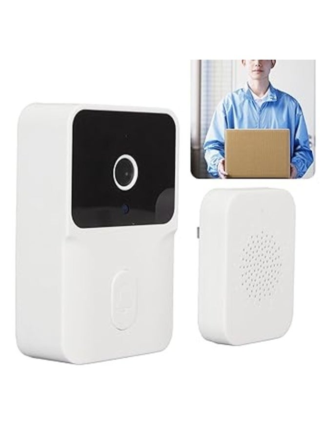 Kimaya WiFi Video Doorbell, HD WiFi Doorbell IR Night Vision Durable for Multi-User Home (White)  - Image 4
