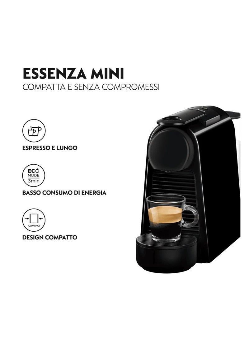 ديلونجي Delonghi EN85.B, Nespresso Essenza Mini Espresso Coffee Machine, Black - Image 3