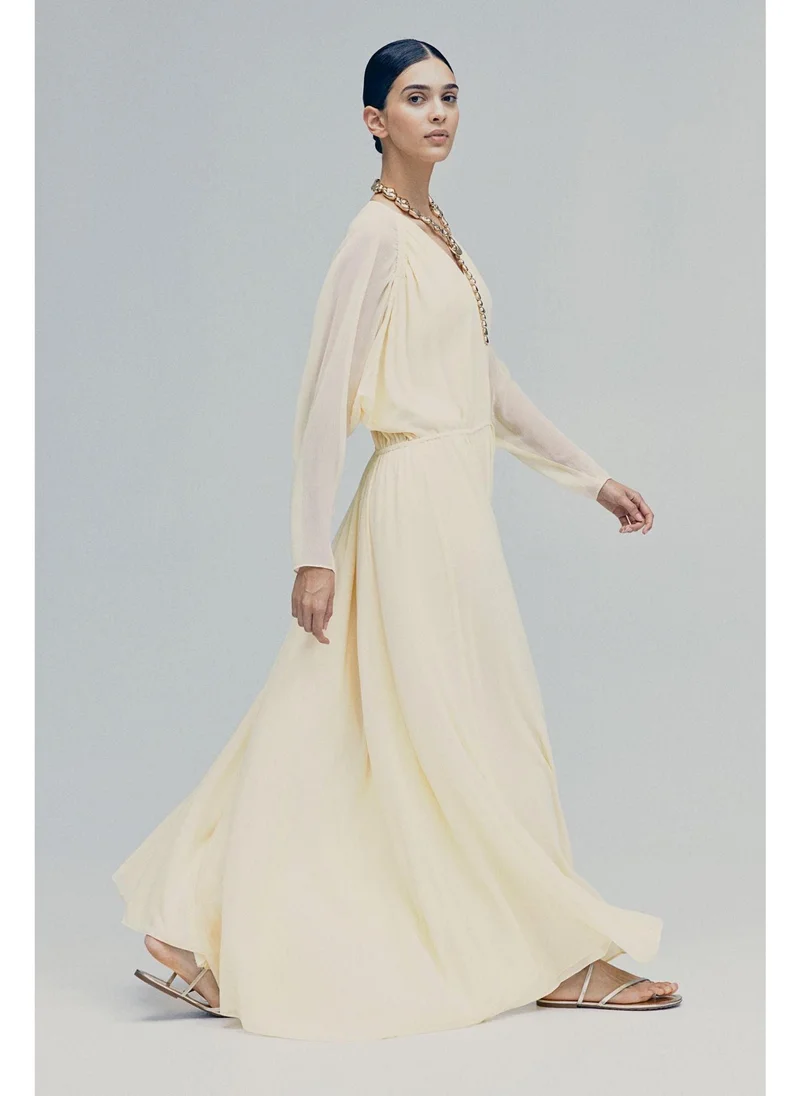 اتش اند ام Long chiffon dress