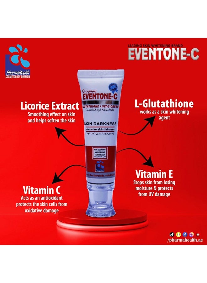 PharmaHealth - Eventone-C Skin Brightening & Pigmentation Cream – 30g - Image 1