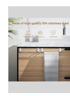 Home Care Home Care Stainless Steel Towel Rack  Bathroom Towel Racks for Bathroom Accessories Towel Bar, Wall Mount with Screws Towel Bar Rod.  - Image 3