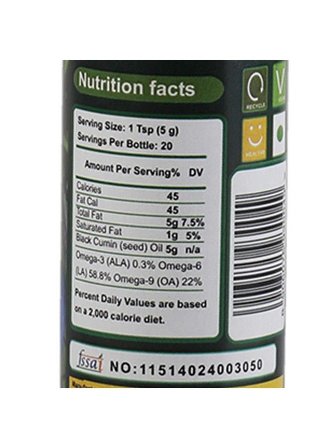 Merit Cold Pressed Black Seed/Kalonji Oil 100 Ml For Hair Growth And Healthy Skin ; Improves Digestion ; 100% Natural Kalonji Seeds Oil - Image 5