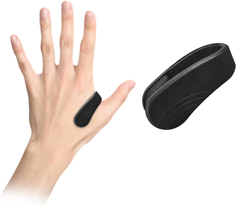 klarako Migraine Relief Acupressure Clip Headache Clip Portable Stress Relief Migraine Relief Palm Pressure Clip Wearable Acupressure Device Massage for Tension/Natural Headaches (1pcs, Black) - Image 1