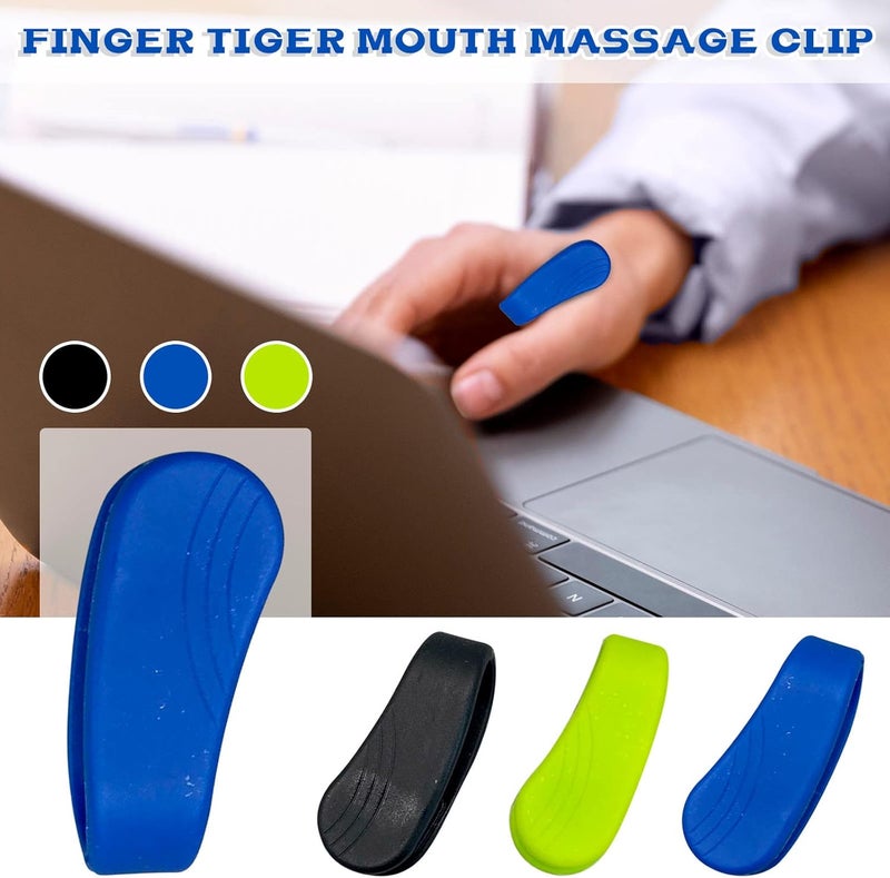 klarako Migraine Relief Acupressure Clip Headache Clip Portable Stress Relief Migraine Relief Palm Pressure Clip Wearable Acupressure Device Massage for Tension/Natural Headaches (1pcs, Black) - Image 4