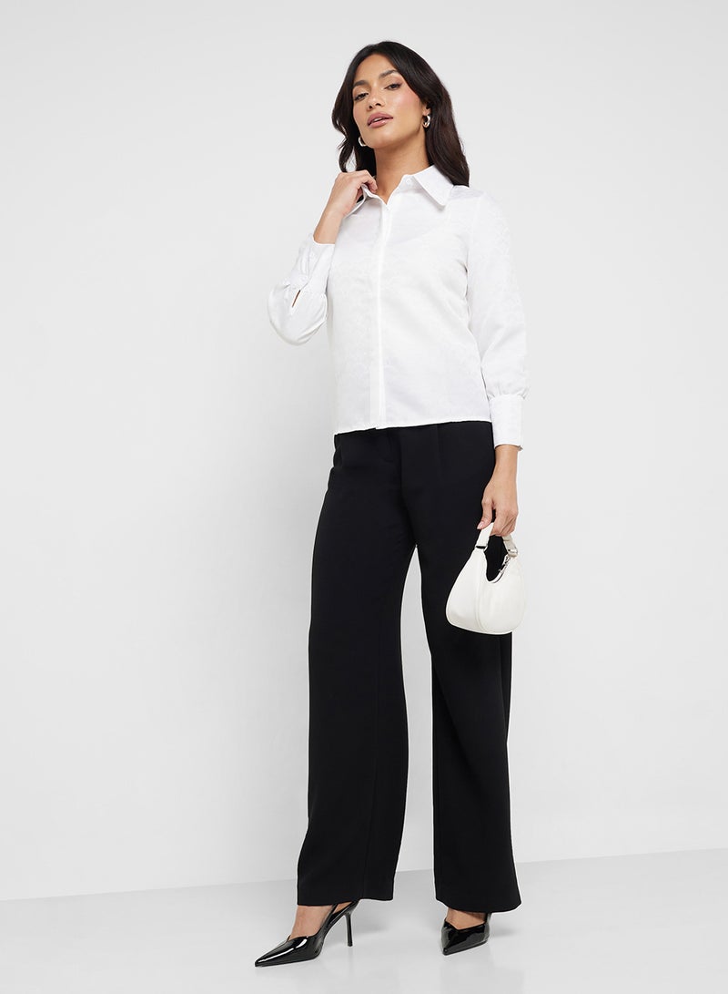 ELLA Printed Button Down Shirt  - Image 4