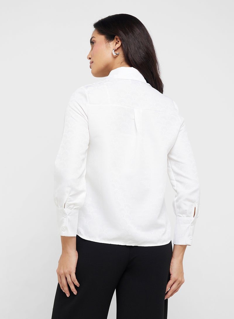 ELLA Printed Button Down Shirt  - Image 2