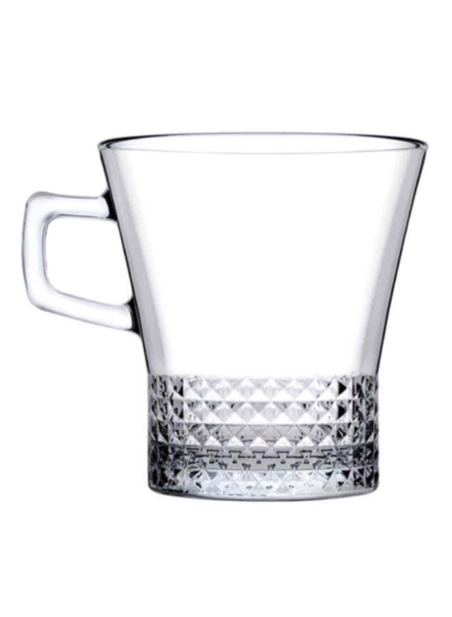 Pasabahce 6-Piece Kuvars Mug Set Clear 6 x 250ml - Image 1