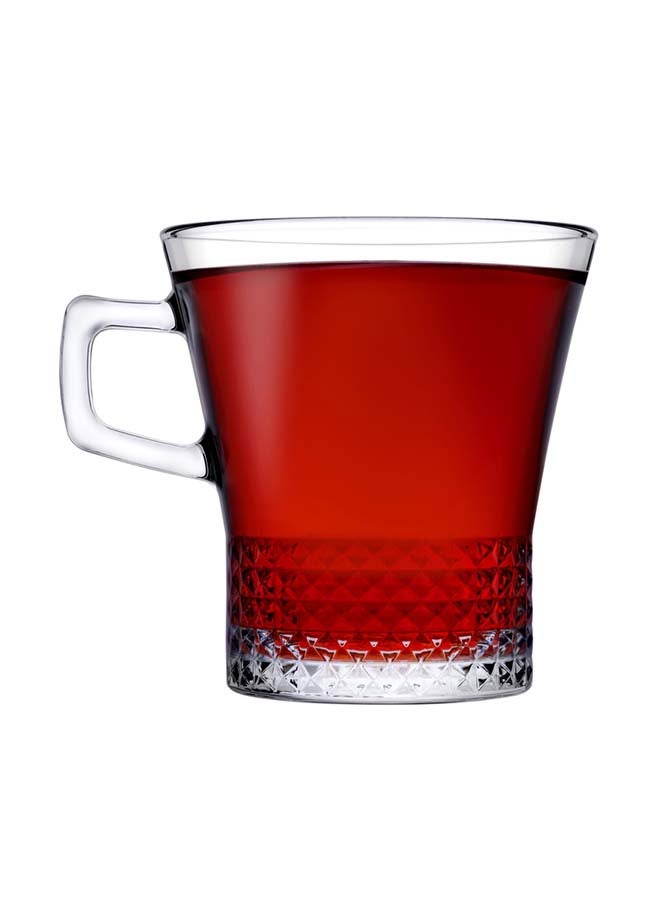Pasabahce 6-Piece Kuvars Mug Set Clear 6 x 250ml - Image 2