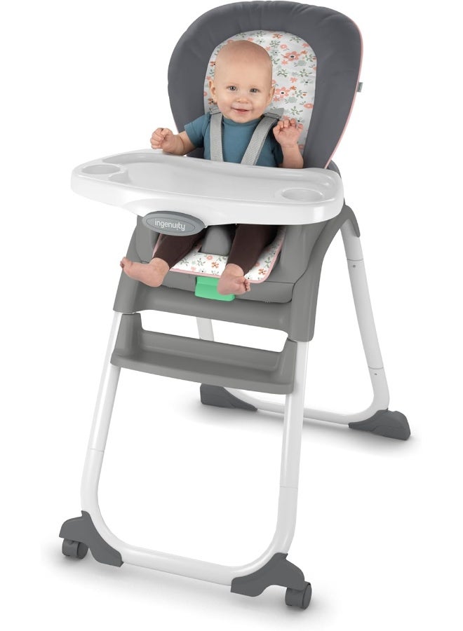 Ingenuity Full Course 6-in-1 High Chair - Baby to 5 Years Old, 6 Convertible Modes, 2 Dishwasher Safe Trays - Milly - Image 4