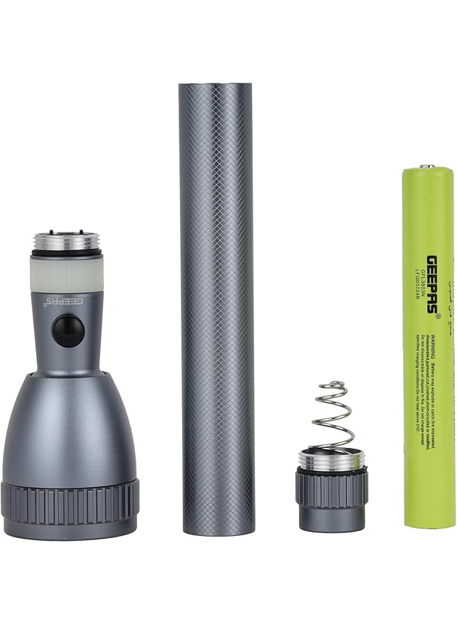 GEEPAS Torch Light Black 287 mm Gfl3803N - Image 4
