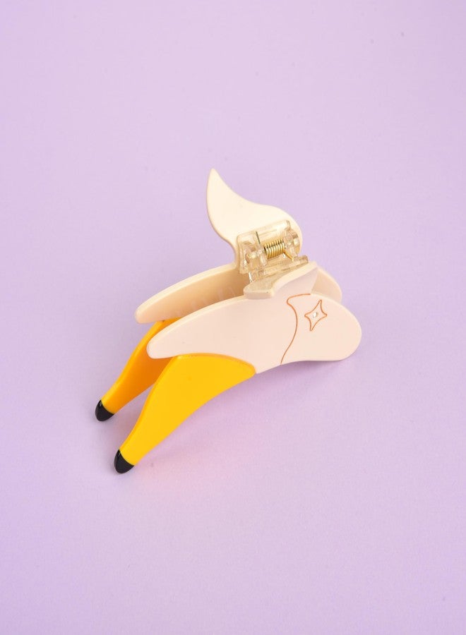 Generic Banana Claw Clip，Acetate Fruit Hair Clip，Fun Small Claw Clips For Women. (banana), 1 Count (Pack of 1) - Image 5