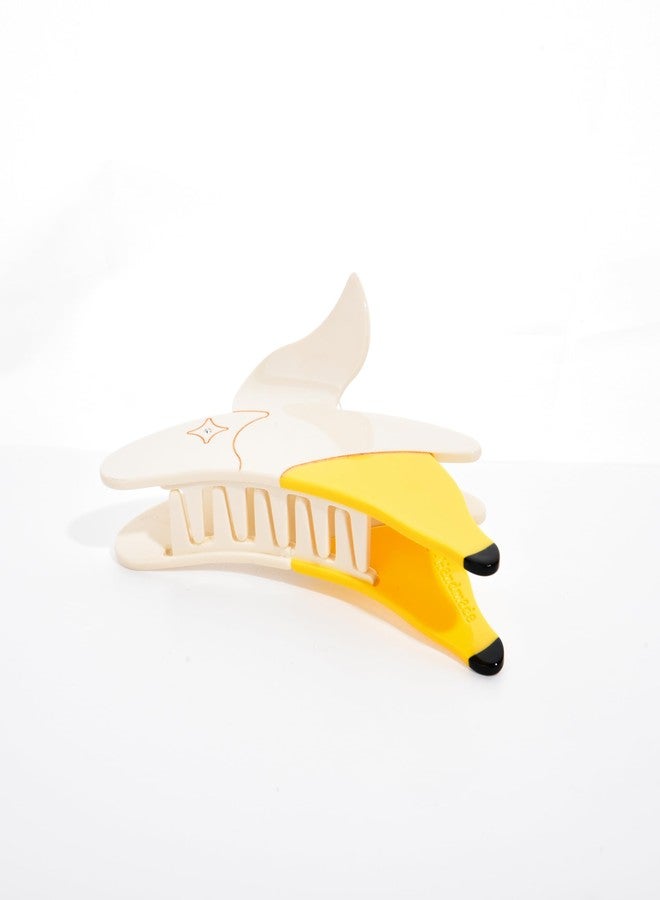 Generic Banana Claw Clip，Acetate Fruit Hair Clip，Fun Small Claw Clips For Women. (banana), 1 Count (Pack of 1) - Image 3