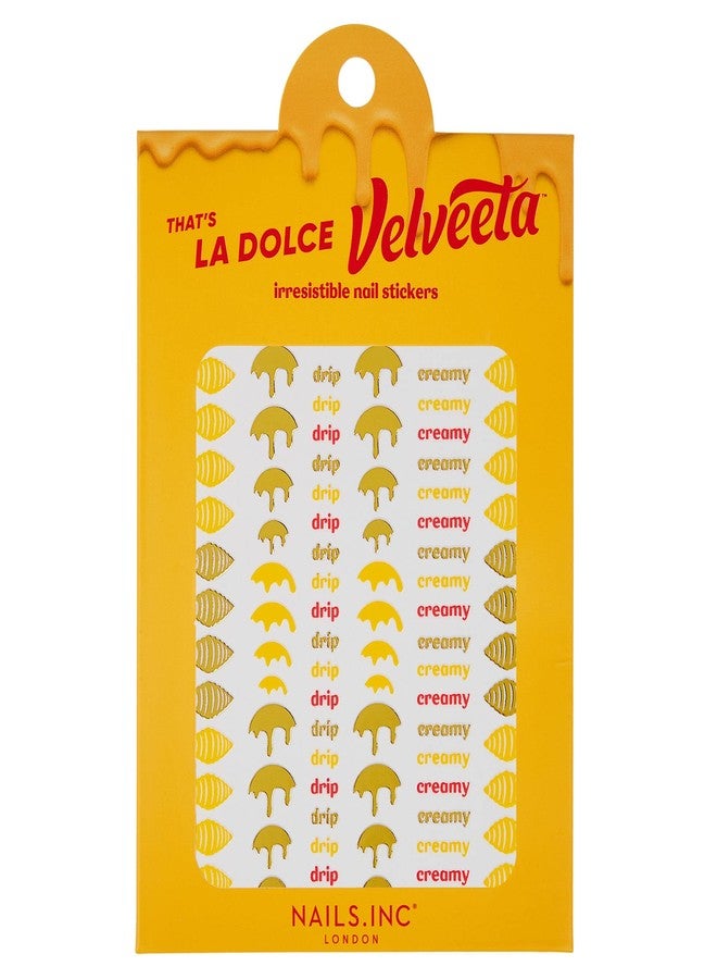 Nails Inc Nails.INC x Velveeta That’s La Dolce Velveeta Irresistible Nail Stickers - Image 1