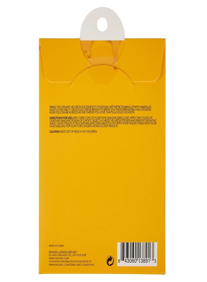 Nails Inc Nails.INC x Velveeta That’s La Dolce Velveeta Irresistible Nail Stickers - Image 2