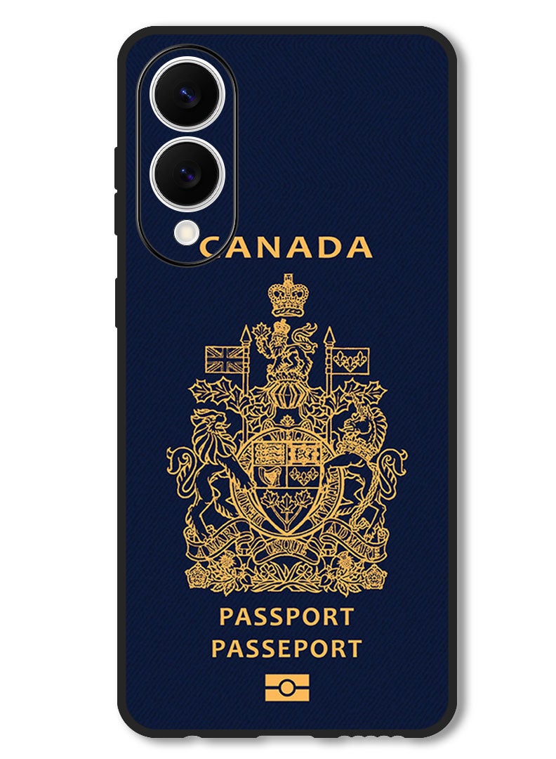 Theodor Case Compatible with Samsung Galaxy S25 Edge 6.7 Inch Protection Shockproof Bumper Cover Canada Passport - Image 1