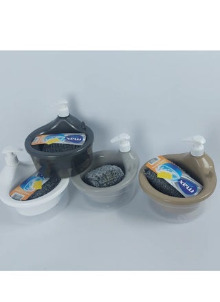 Soap Dispenser and Dish Sponge Holder Multi colour - pzsku/Z915F724D4280C9D6809CZ/45/_/1736070501/50074e90-08a9-434c-8bc7-5c1e14b35e73