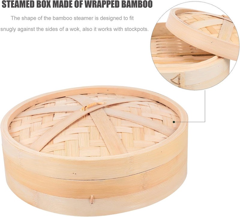 Low wear optimized design MAGICLULU Steamer Basket 30cm with Lid, Dim Sum Dumpling Food Steamer Made of Natural, Medium Size for Healthy Kitchen Cooking and Asian Cuisine, Low wear optimized build Diverse purchase plan N/S/C nationwide deliver Longevity optimized build Light durable upgraded substance Fast warehouse picking Easy handling optimized design Classified organized storage Intercity storage hub Cost saving design picks Regulated warehouse storage Daily repeated use trusted quality Global light sturdy raw material Practical versatile construction Bug proof seal Transit damage prevent build Storage transit efficiency build Backup reserve local stock Multi-color available build Consistent single item quality Consistent steady quality User tested optimized build Versatile application Occasional & permanent usable - Image 5