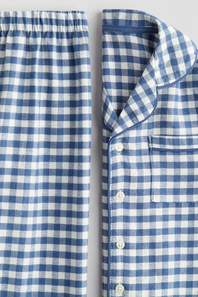 H&M Cotton flannel pyjamas