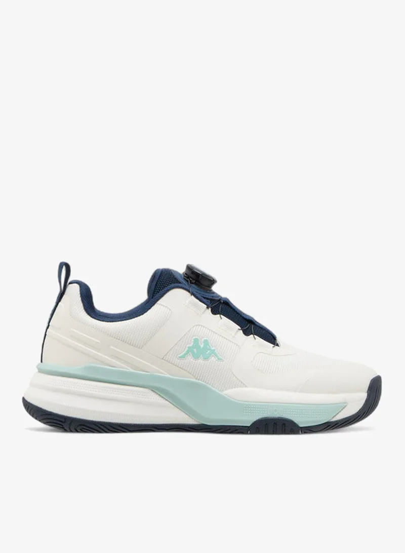 كابا أحذية رياضية نسائية بتفاصيل شعار وإغلاق بإبزيم دوار