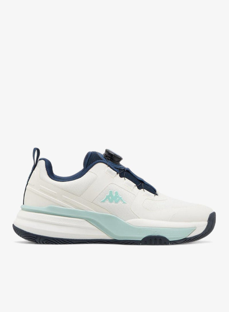 كابا أحذية رياضية نسائية بتفاصيل شعار وإغلاق بإبزيم دوار - Image 1