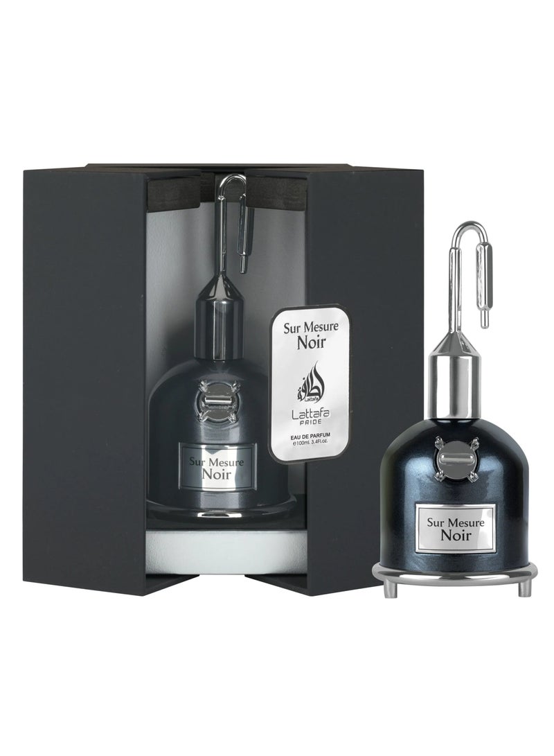 Lattafa PRIDE Sur Mesure Noir Eau de Parfum - 100ml | A Dark Symphony of Spices & Smoky Woods, Unisex Niche Fragrance - Image 3