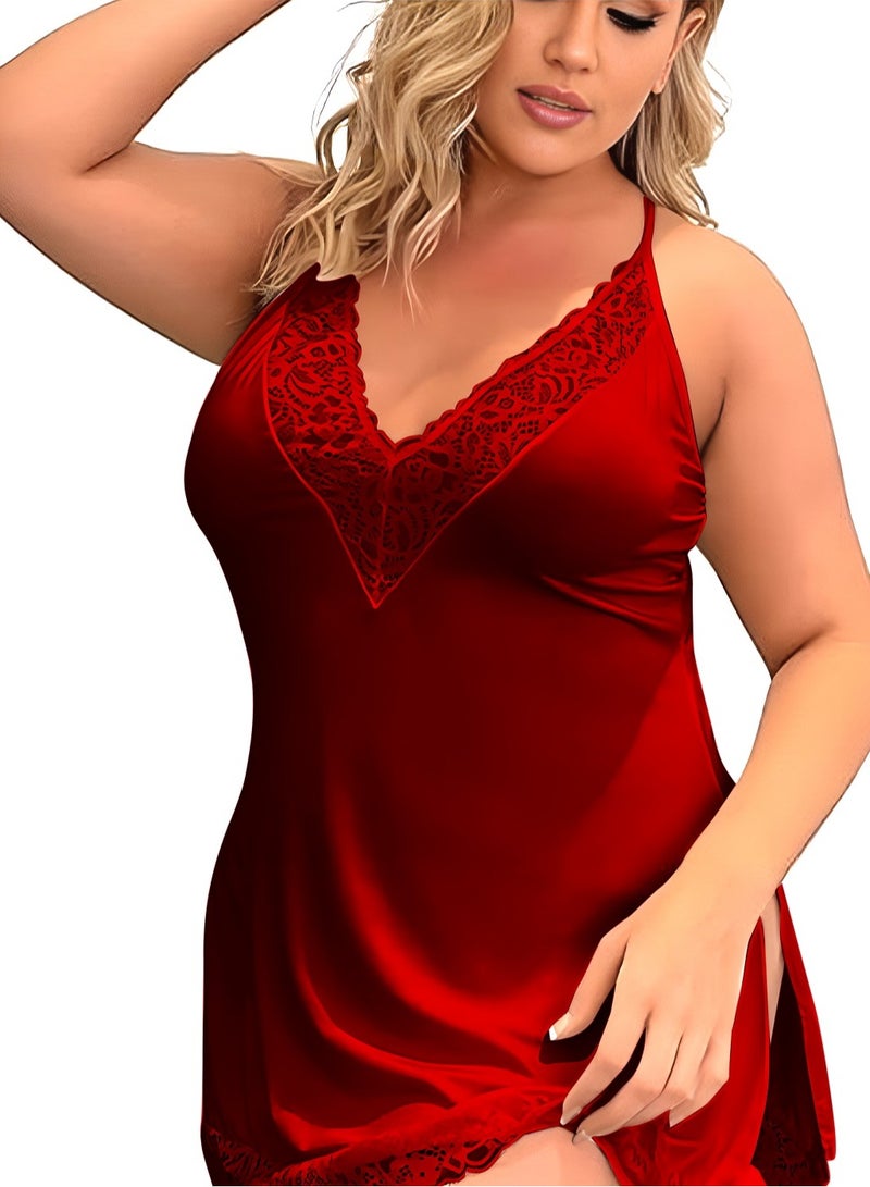 MANIKAN Lingerie women with soft lycra material hot short piece with dantel around blow at the sides  - Image 1
